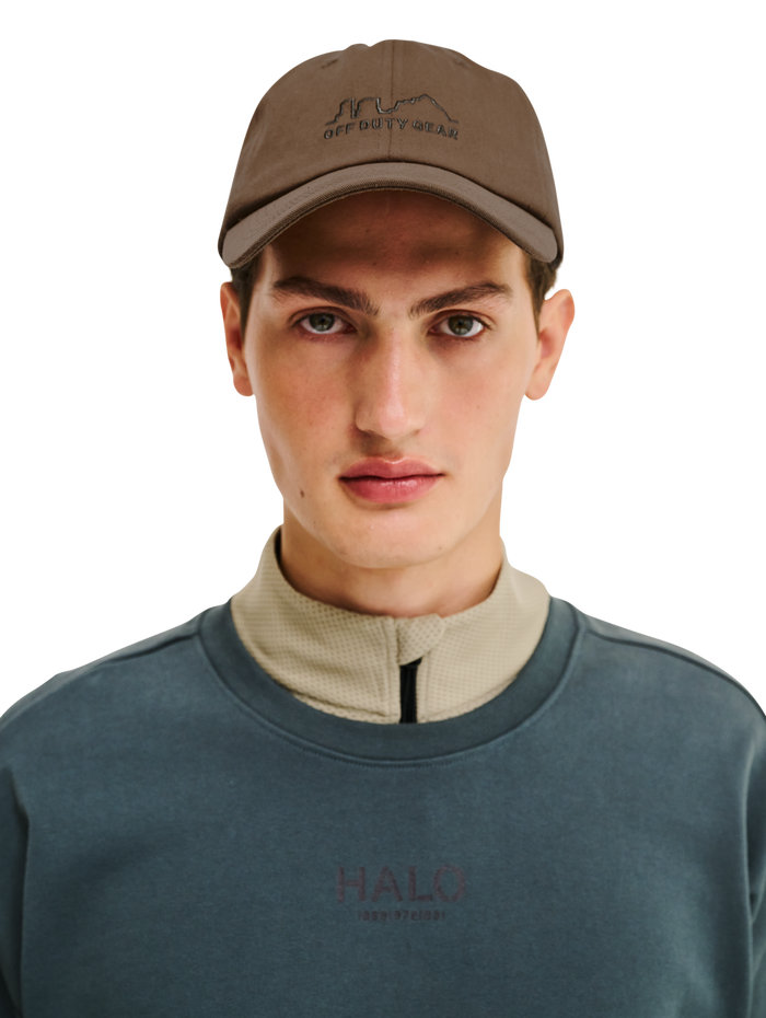 HALO COTTON CAP, CHOCOLATE CHIP, model