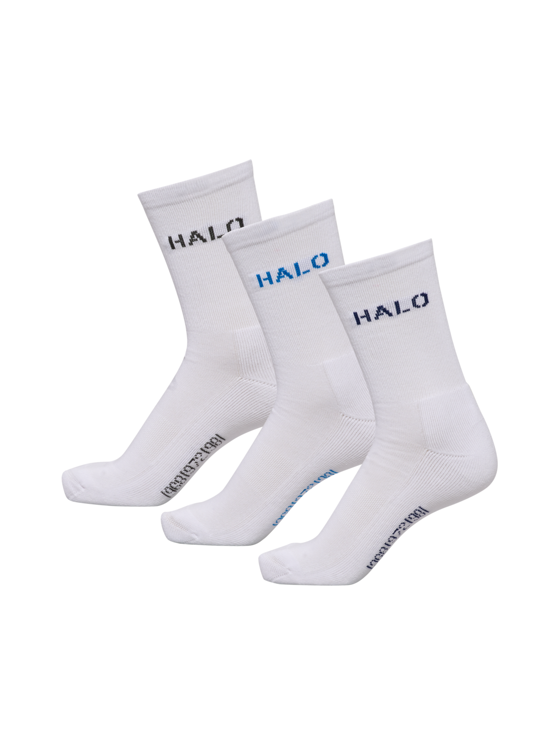 HALO COTTON LOGO SOCKS, MARSHMALLOW, packshot