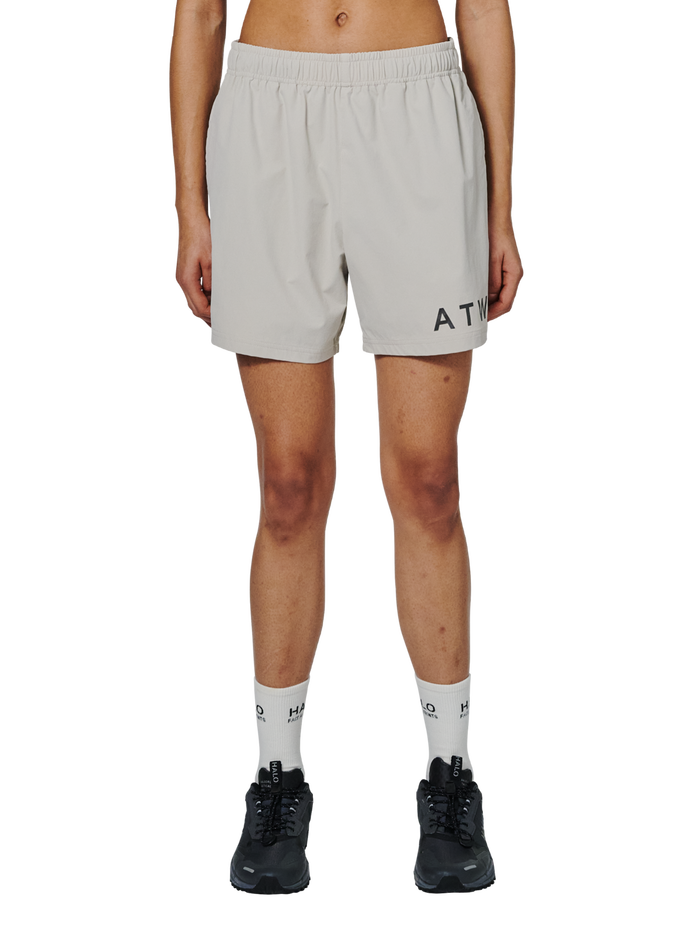 HALO SHORTS, SILVER LINING, model