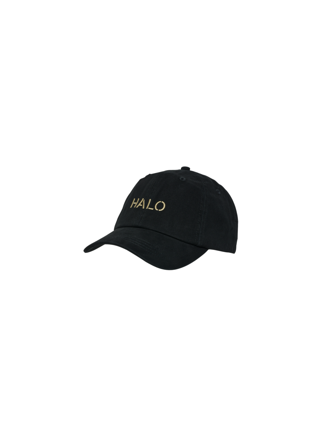 HALO COTTON CAP, BLACK, packshot