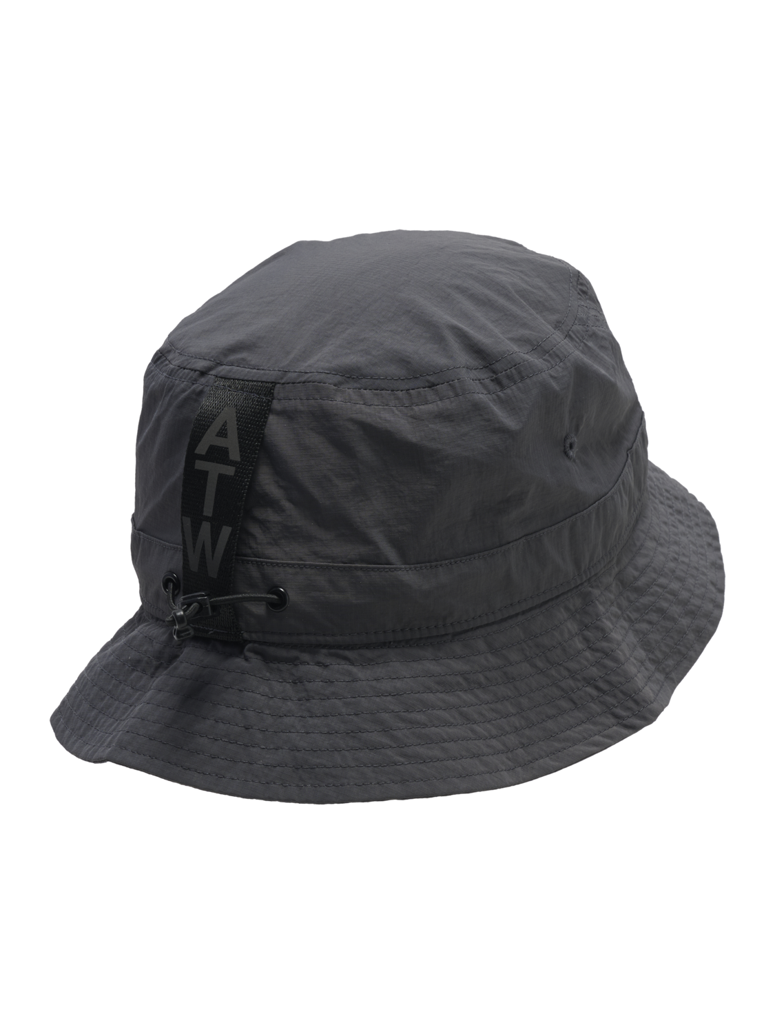 HALO NYLON BUCKET HAT, RAVEN, packshot
