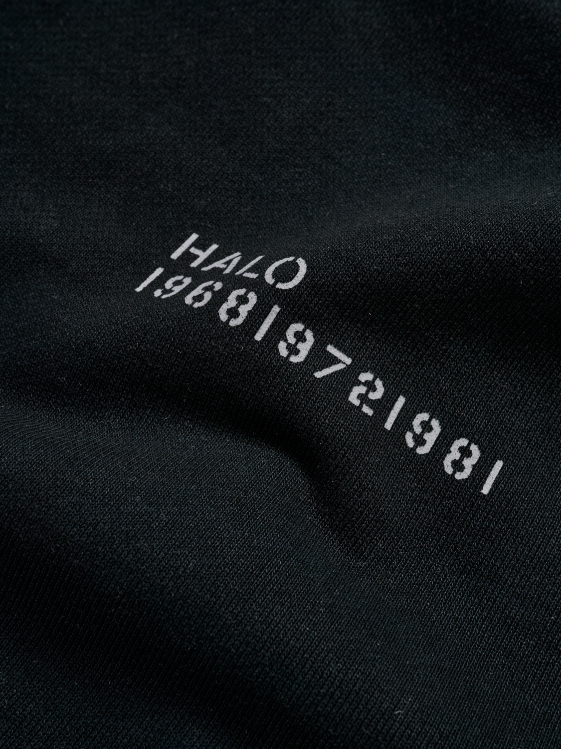 HALO ESSENTIAL CREW, BLACK, packshot