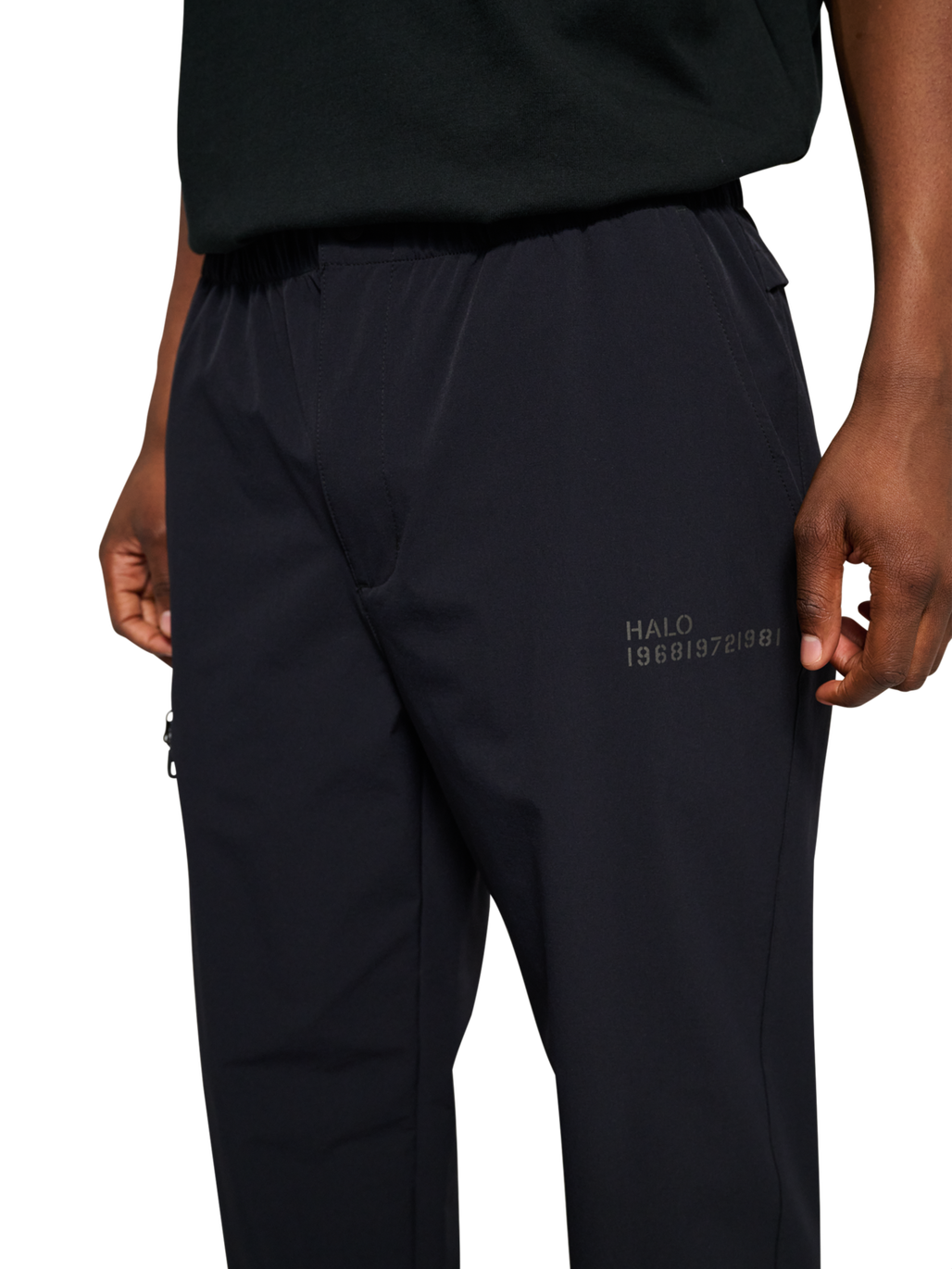 HALO TACTICAL PANTS, BLACK, model