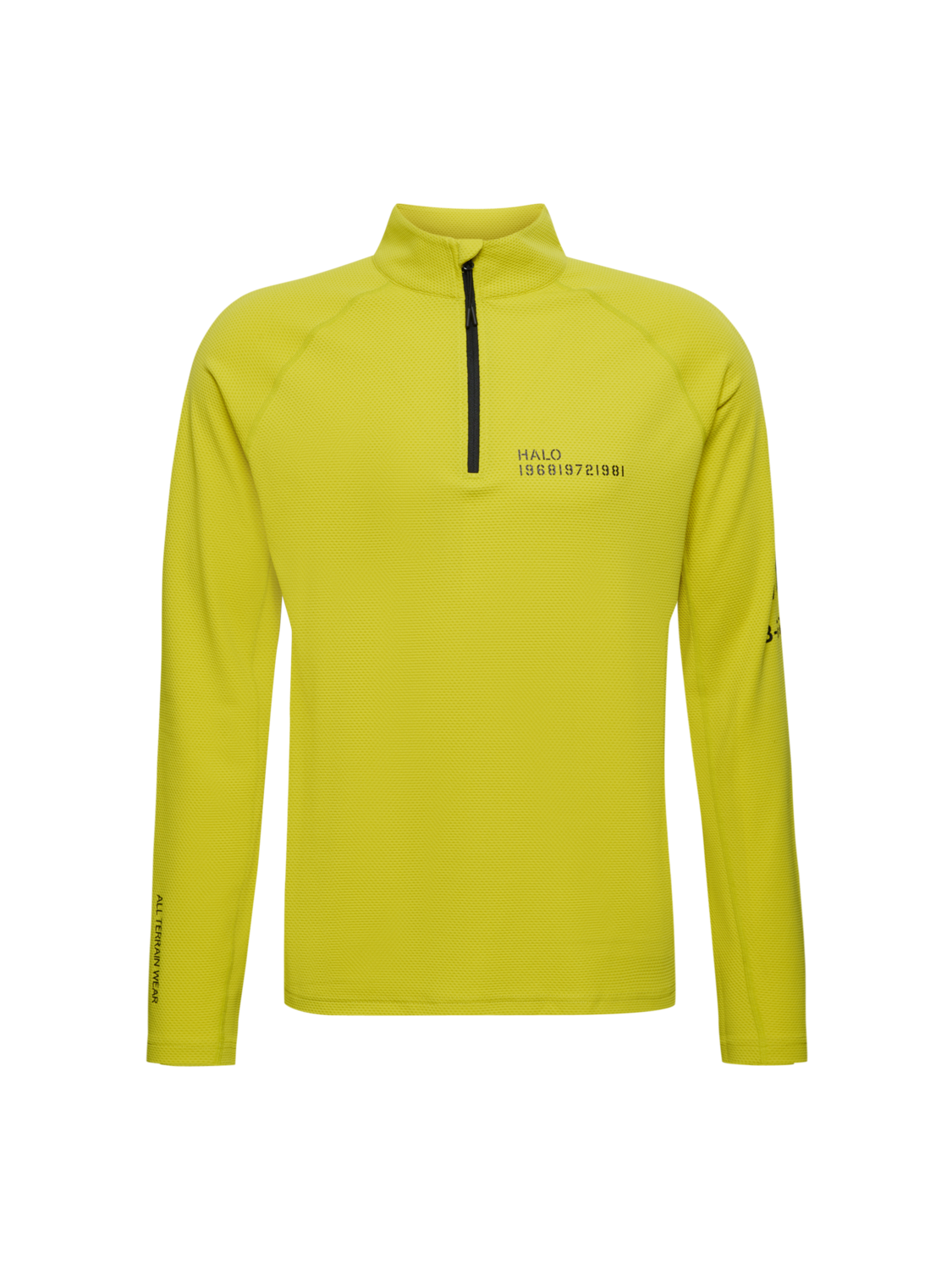 HALO SORONA HALF ZIP, WARM OLIVE, packshot