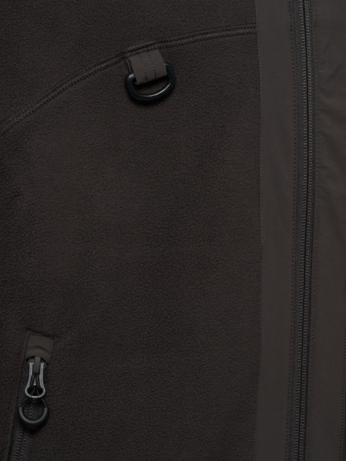 HALO DBU PANELED FLEECE JACKET, RAVEN HALO DBU PANELED FLEECE JACKET, RAVEN, packshot
