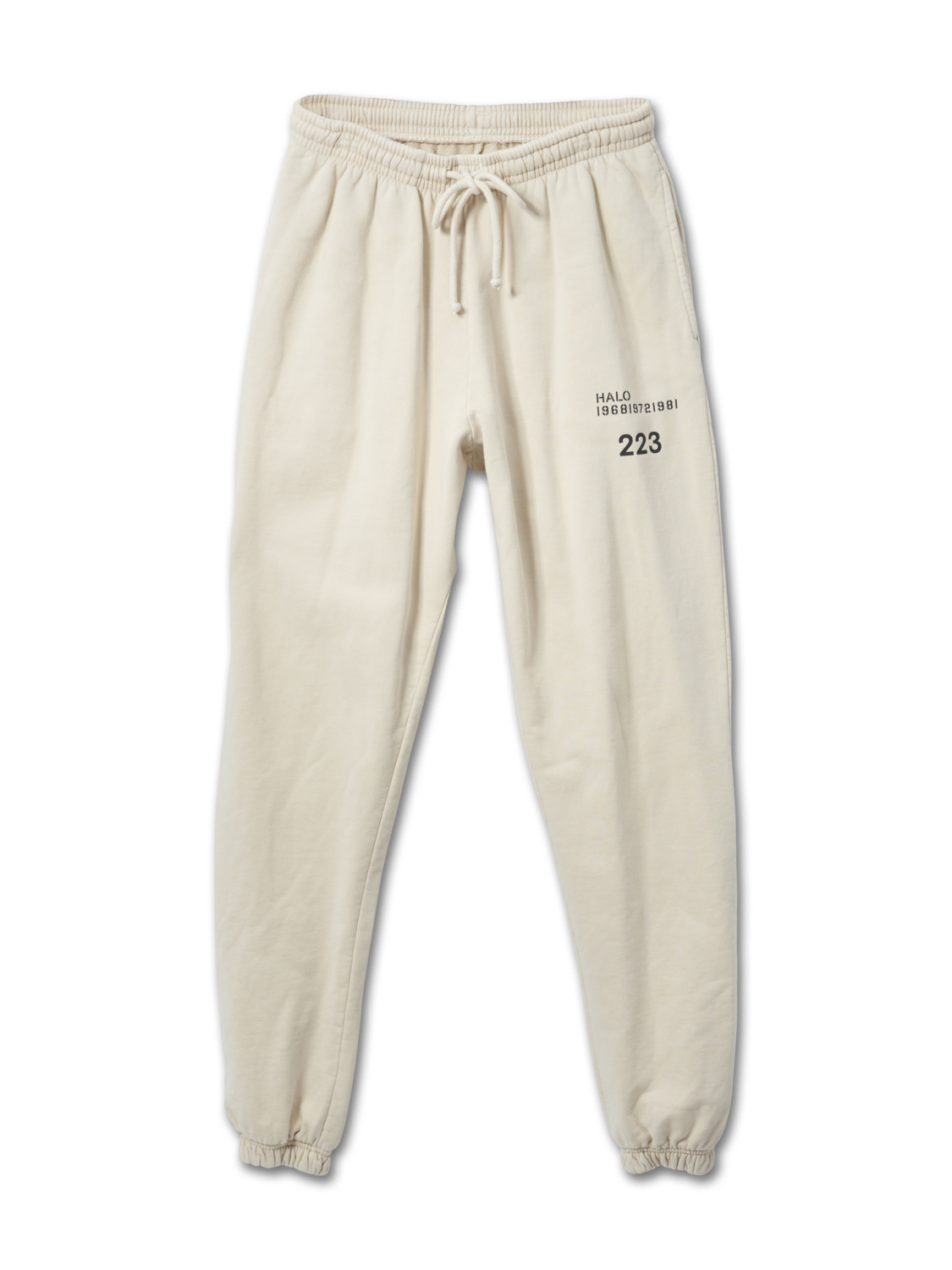 HALO COTTON SWEATPANTS, PUMICE STONE, packshot