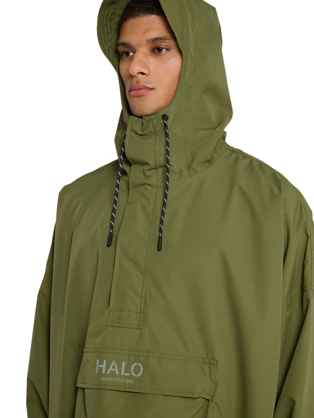HALO RAINCOVER, OLIVE DRAB, model