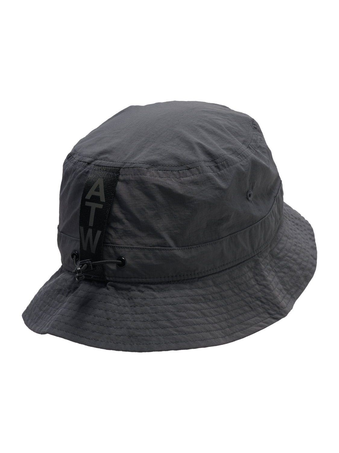 HALO NYLON BUCKET HAT, RAVEN, packshot